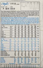 Load image into Gallery viewer, 1991 Vintage Sewing Pattern: Style 1918