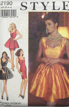 Load image into Gallery viewer, 1991 Vintage Sewing Pattern: Style 2190