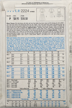 Load image into Gallery viewer, 1992 Vintage Sewing Pattern: Style  2224