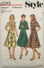 Load image into Gallery viewer, 1978 Vintage Sewing Pattern: Style 2243
