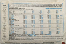 Load image into Gallery viewer, 1979 Vintage Sewing Pattern: Style 2256