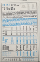 Load image into Gallery viewer, 1990’s Vintage Sewing Pattern: Style 2297