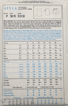 Load image into Gallery viewer, 1990’s Vintage Sewing Pattern: Style 2299