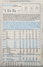 Load image into Gallery viewer, 1993 Vintage Sewing Pattern: Style 2303