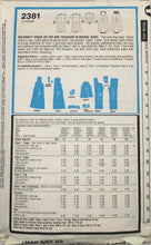 Load image into Gallery viewer, 1978 Vintage Sewing Pattern: Style 2381