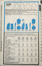Load image into Gallery viewer, 1979 Vintage Sewing Pattern: Style 2516
