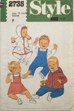 Load image into Gallery viewer, 1982 Vintage Sewing Pattern: Style 2735