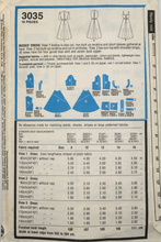 Load image into Gallery viewer, 1980 Vintage Sewing Pattern: Style 3035