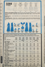 Load image into Gallery viewer, 1983 Vintage Sewing Pattern: Style  3288