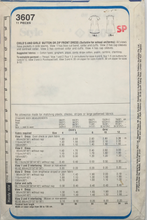 Load image into Gallery viewer, 1985 Vintage Sewing Pattern: Style  3607