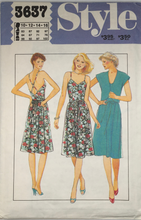 Load image into Gallery viewer, 1982 Vintage Sewing Pattern: Style 3637
