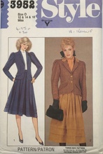 Load image into Gallery viewer, 1984 Vintage Sewing Pattern: Style 3952