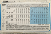 Load image into Gallery viewer, 1984 Vintage Sewing Pattern: Style 4196