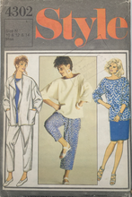 Load image into Gallery viewer, 1986 Vintage Sewing Pattern: Style 4302