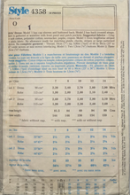 Load image into Gallery viewer, 1985 Vintage Sewing Pattern: Style 4358