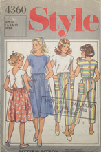 Load image into Gallery viewer, 1985 Vintage Sewing Pattern: Style 4360