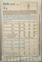Load image into Gallery viewer, 1985 Vintage Sewing Pattern: Style 4383