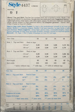 Load image into Gallery viewer, 1986 Vintage Sewing Pattern: Style 4437