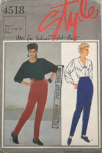 Load image into Gallery viewer, 1986 Vintage Sewing Pattern: Style 4518