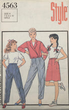 Load image into Gallery viewer, 1986 Vintage Sewing Pattern: Style 4563