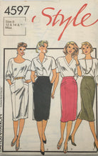 Load image into Gallery viewer, 1986 Vintage Sewing Pattern: Style 4597