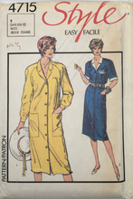 Load image into Gallery viewer, 1986 Vintage Sewing Pattern: Style  4715