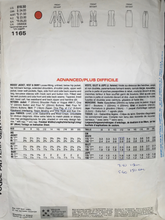 Load image into Gallery viewer, 1993 Vintage Sewing Pattern: Vogue 1165