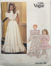 Load image into Gallery viewer, 1980’s Vintage Sewing Pattern: Little Vogue 1339