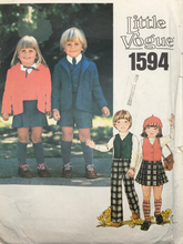 Load image into Gallery viewer, 1970's Vintage Sewing Pattern: Little Vogue 1594