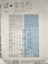 Load image into Gallery viewer, 1986 Vintage Sewing Pattern: Vogue 1751