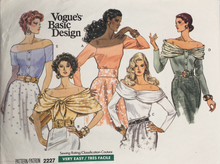 Load image into Gallery viewer, 1989 Vintage Sewing Pattern: Vogue 2227