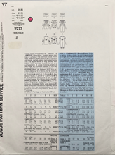 Load image into Gallery viewer, 1989 Vintage Sewing Pattern: Little Vogue 2273