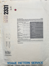 Load image into Gallery viewer, 1980’s Vintage Sewing Pattern: Vogue 2331