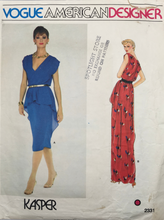Load image into Gallery viewer, 1980’s Vintage Sewing Pattern: Vogue 2331