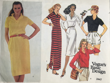 Load image into Gallery viewer, 1980’s Vintage Sewing Pattern: Vogue 2447