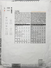 Load image into Gallery viewer, Sewing Pattern: Vogue 2496