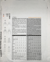 Load image into Gallery viewer, 2003 Sewing Pattern: Vogue 2763
