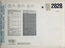 Load image into Gallery viewer, 1983 Vintage Sewing Pattern: Vogue 2828