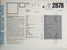 Load image into Gallery viewer, 1980’s Vintage Sewing Pattern: Little Vogue 2878