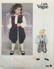 Load image into Gallery viewer, 1980’s Vintage Sewing Pattern: Little Vogue 2980