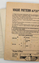Load image into Gallery viewer, 1967 Vintage Sewing Pattern: Vogue 6737