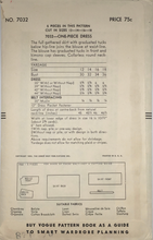Load image into Gallery viewer, 1950's Sewing Pattern: Vogue 7052
