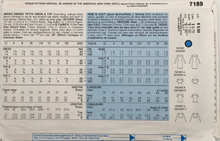 Load image into Gallery viewer, 1988 Vintage Sewing Pattern: Vogue 7189