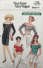 Load image into Gallery viewer, 1988 Vintage Sewing Pattern: Vogue 7189