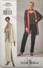 Load image into Gallery viewer, 2001 Sewing Pattern: Vogue 7276