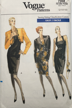 Load image into Gallery viewer, 1988 Vintage Sewing Pattern: Vogue 7358