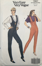Load image into Gallery viewer, 1990 Vintage Sewing Pattern: Vogue 7867