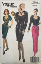 Load image into Gallery viewer, 1990’s Vintage Sewing Pattern: Vogue 7944