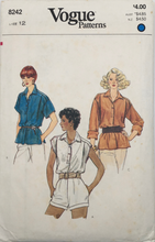 Load image into Gallery viewer, 1980’s Vintage Sewing Pattern: Vogue 8242