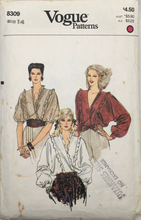 Load image into Gallery viewer, 1982 Vintage Sewing Pattern: Vogue 8309